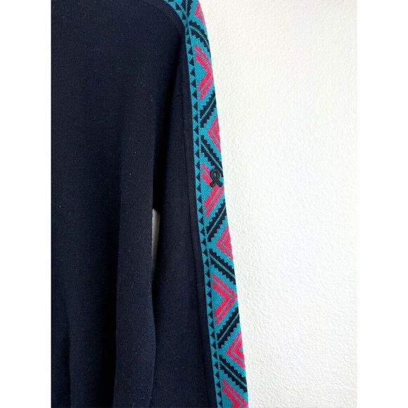 Demetre Vintage Sweater Men's Pullover Size M Wool Blend Aztec Ski Apres - Picture 7 of 10